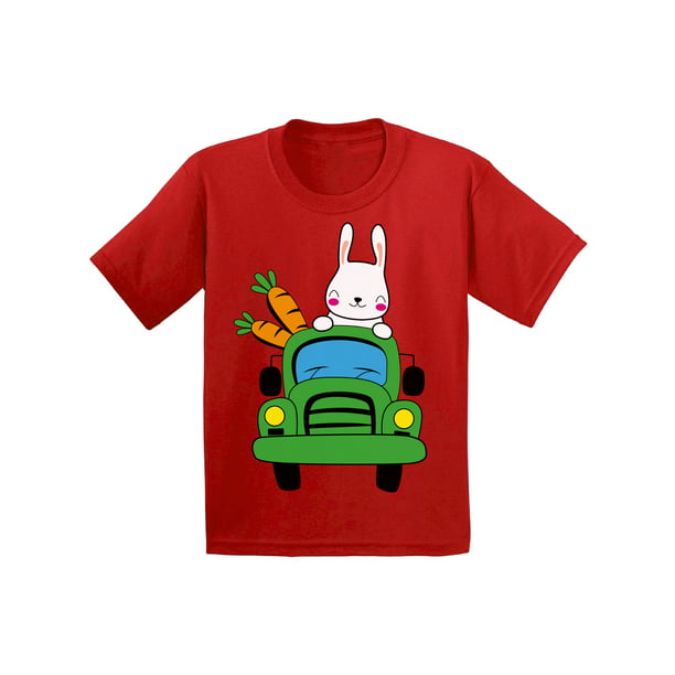 Kid's Easter T-shirt Bunny Rabbit Egg Hunt Jesus Shirt Peep Spring Toddler Youth